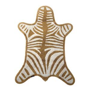Jonathan Adler Camel Zebra Reversible Bathmat, Camel
